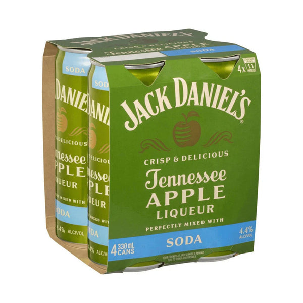Jack Daniels Apple & Soda Can 330mL