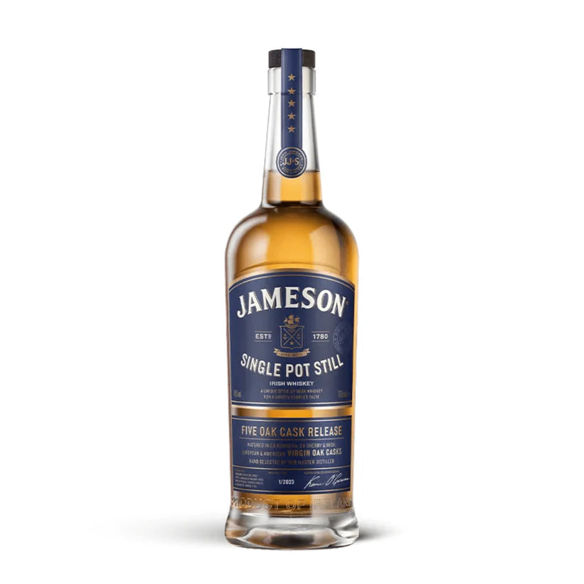 Jameson Single Pot Still - Five Oak Cask Release Whiskey 700ml