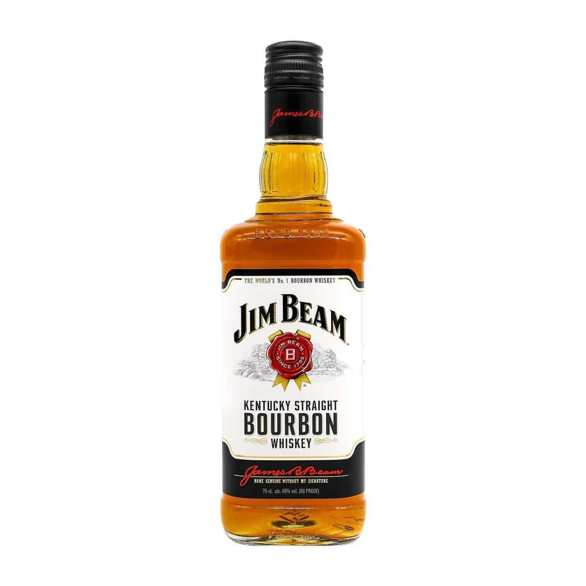 Jim Beam White Label Kentucky Straight Bourbon Whiskey 700mL