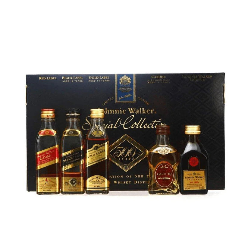 Johnnie Walker 500 Years Special Collection Miniatures (5 x 50ml)