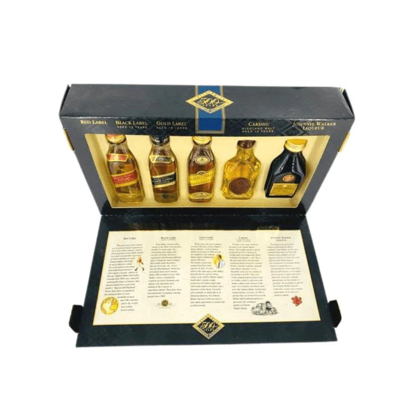 Johnnie Walker 500 Years Special Collection Miniatures (5 x 50ml)