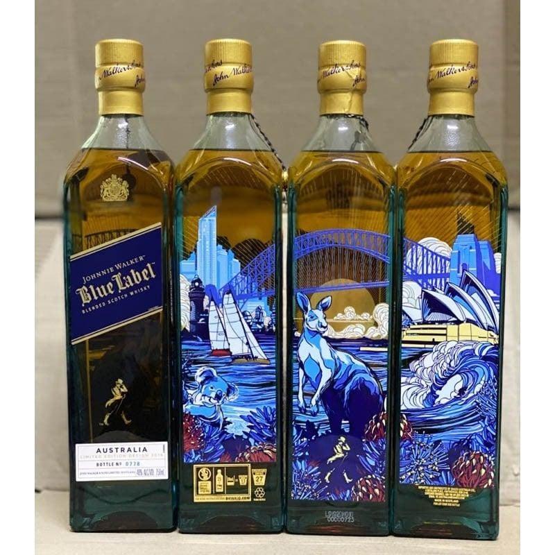 Johnnie Walker Blue Label Australia Limited Edition Blended Scotch Whisky 750mL