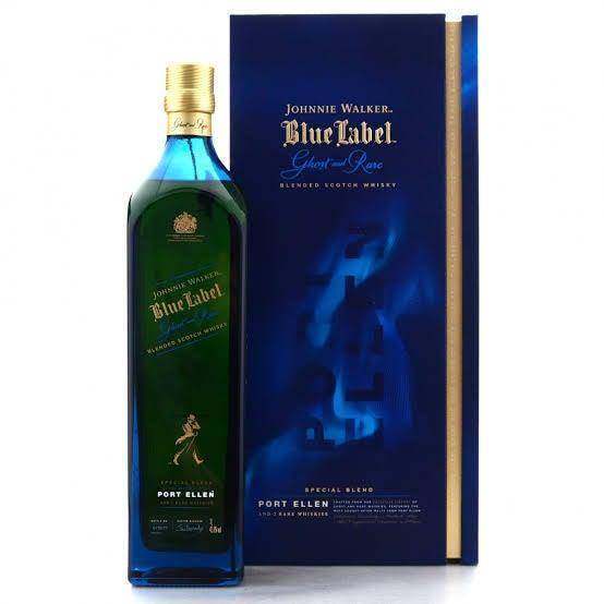 Johnnie Walker Blue Label Ghost and Rare Port Ellen Scotch Whisky 750mL