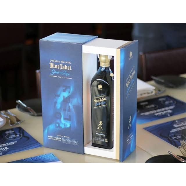 Johnnie Walker Blue Label Ghost and Rare Port Ellen Scotch Whisky 750mL