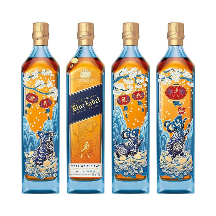 Johnnie Walker Blue Label Year Of The Rat Blended Scotch Whisky 1L