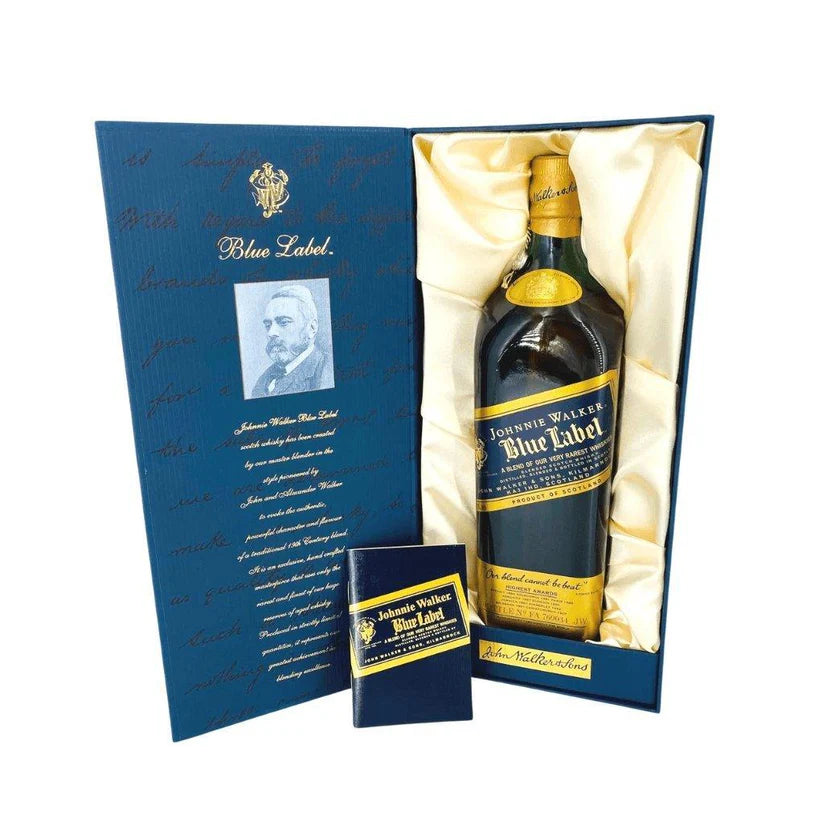 Johnnie Walker Collectables Blue Label Old Bottle Coffin Design 1 Litre