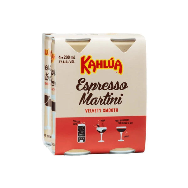 Kahlua Espresso Martini Cans 7% 200ml