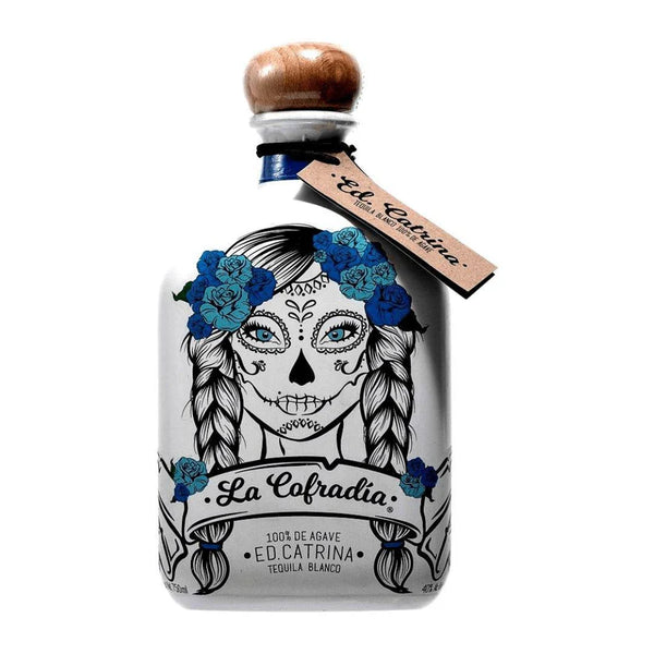 La Cofradia Catrina Blanco Tequila - Ceramic 750mL