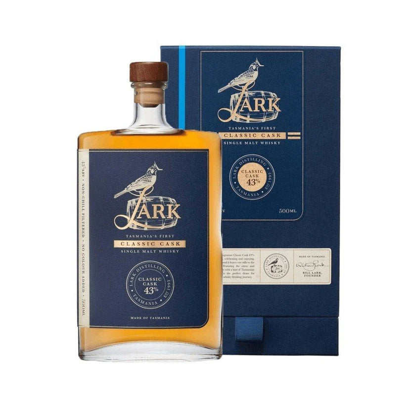 Lark Classic Cask Single Malt Australian Whisky 500mL