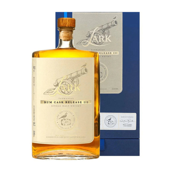 Lark Distillery Rum Cask Release III Single Malt Australian Whisky 500ml