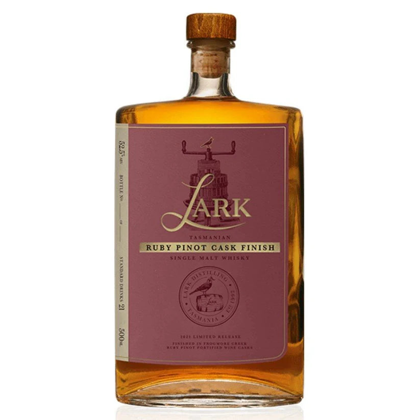 Lark Ruby Pinot Cask Finish Single Malt Whisky 500mL