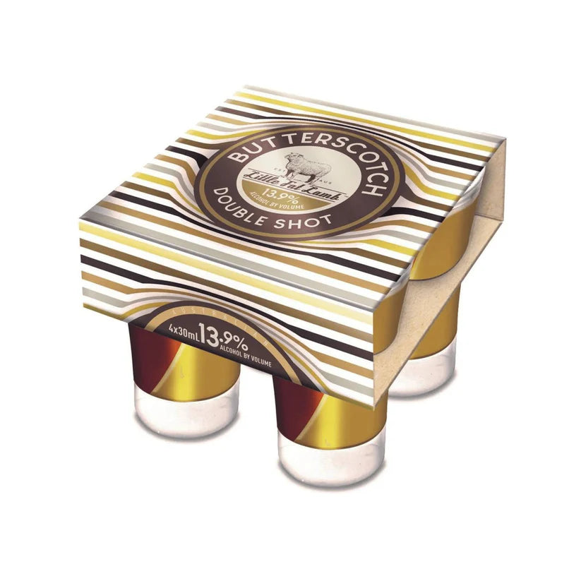 Little Fat Lamb Butterscotch Double Shot 30ml 4 Pack