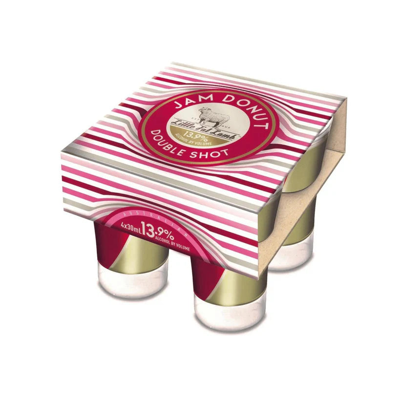 Little Fat Lamb Jam Donut Double Shot 30ml 4 Pack