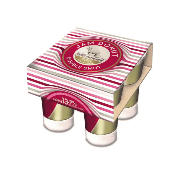 Little Fat Lamb Jam Donut Double Shot 30ml 4 Pack