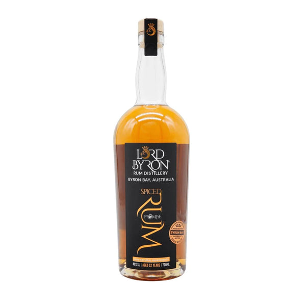 Lord Byron 12 Year Old Promise Spiced Rum 700mL