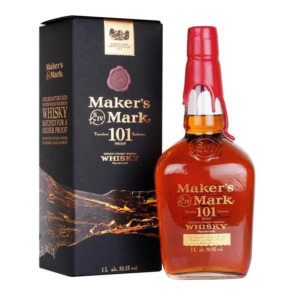 Makers Mark 101 Proof Kentucky Straight Bourbon Whisky 1L