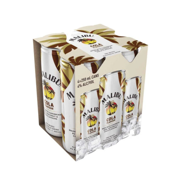 Malibu Coconut Rum & Cola 250ml