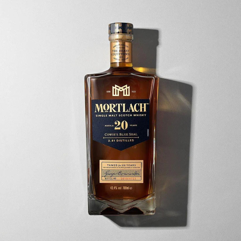 Mortlach Cowie's Blue Seal 20 Years Old Single Malt Whisky 750mL