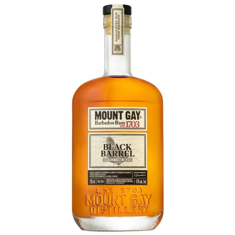 Mount Gay Black Barrel Small Batch Handcrafted Rum 700mL
