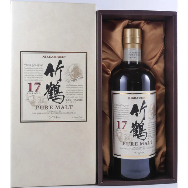 Nikka Whisky Taketsuru Pure Malt 17 Year Old Japanese Whisky WITH GIFT BOX