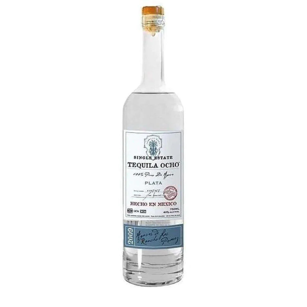 Ocho Blue Agave Blanco Plata Tequila 750ml