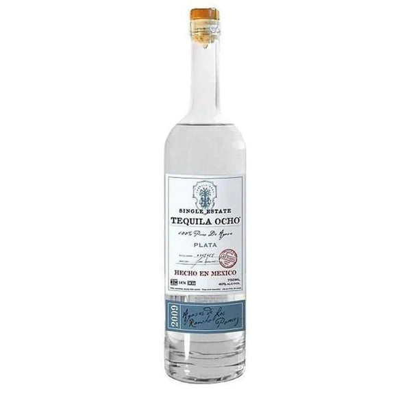 Ocho Blue Agave Blanco Plata Tequila 750ml