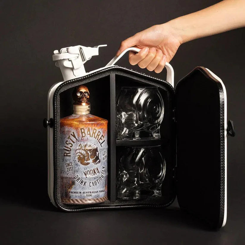 Rusty Barrel Vodka ﻿﻿J﻿erry Can Limited Edition Gift Pack 700ml