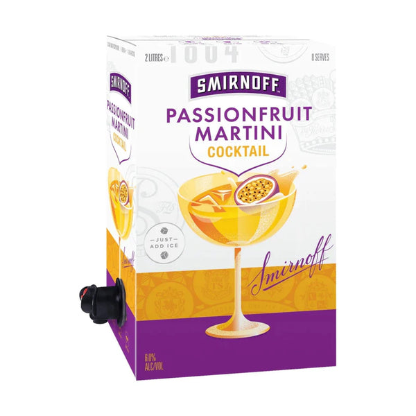 Smirnoff Passionfruit Martini Cocktail 2L