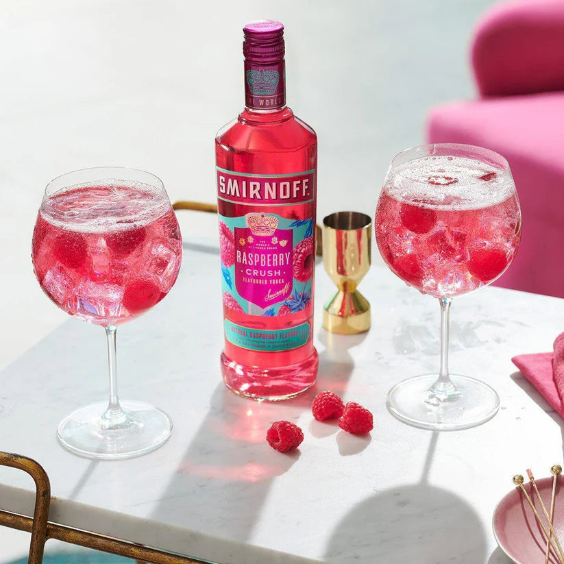 Smirnoff Raspberry Crush Flavoured Vodka 700mL