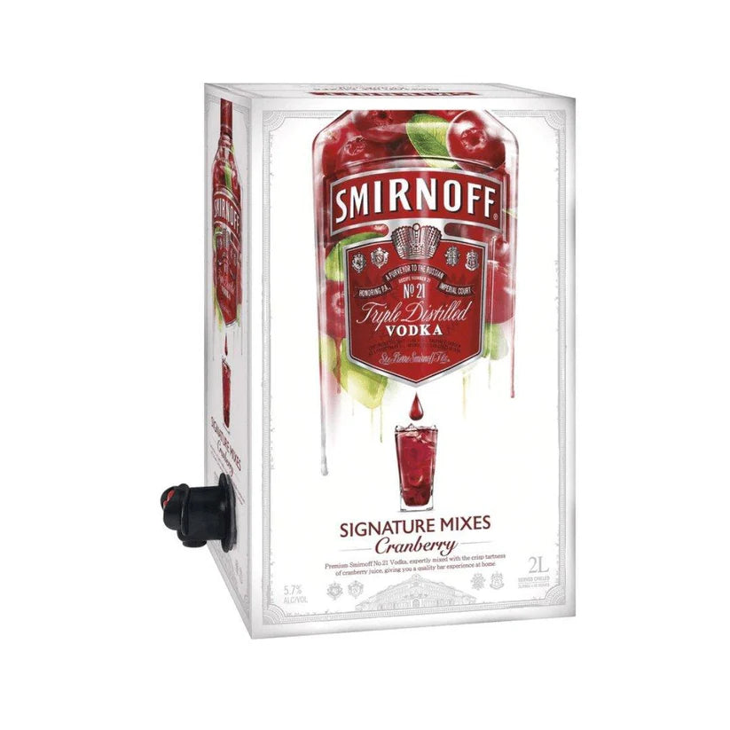 Smirnoff Signature Serves Cranberry 2L