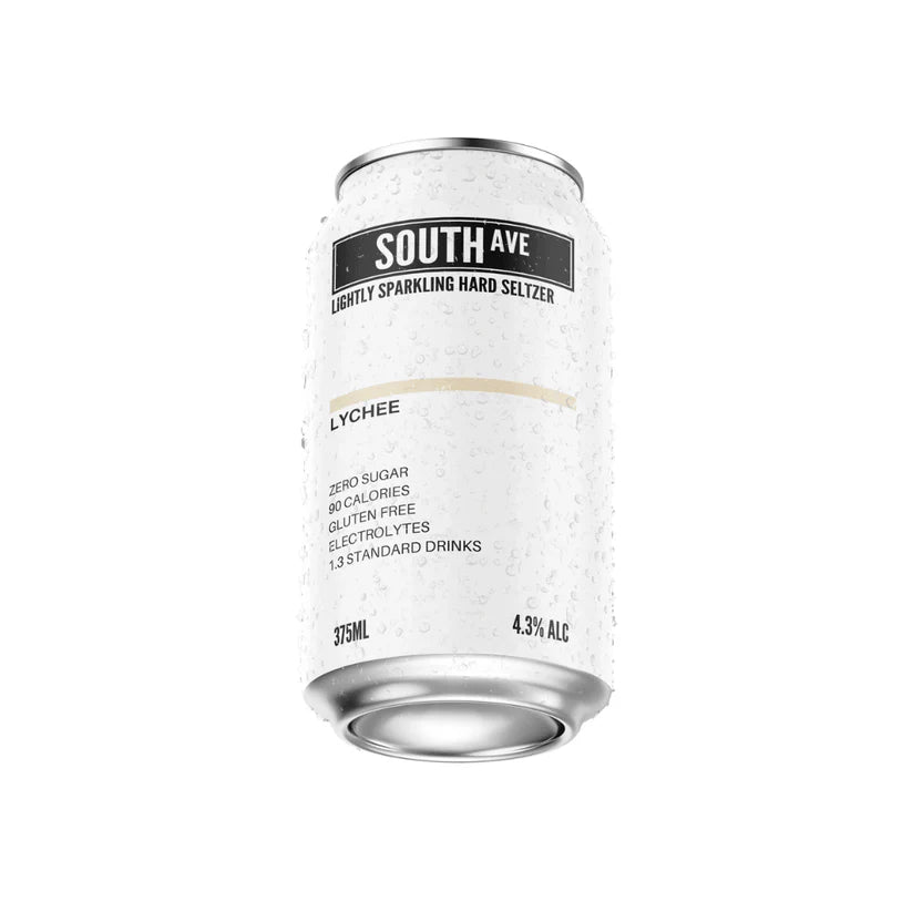 South Ave Seltzer Lychee Can 375mL