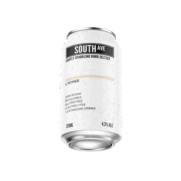 South Ave Seltzer Lychee Can 375mL