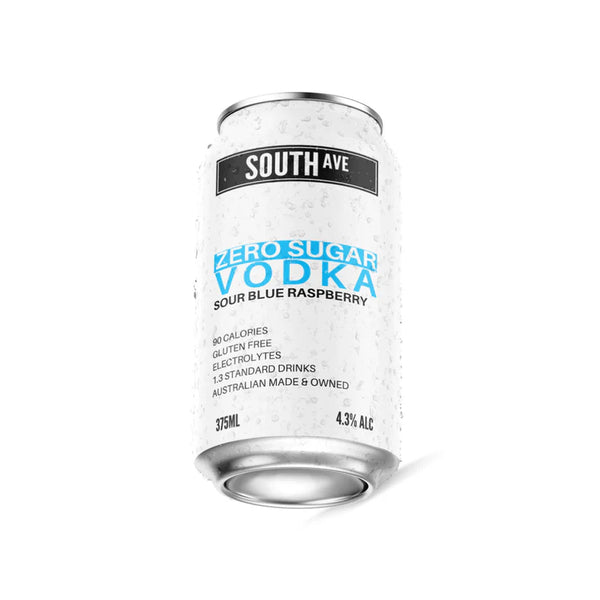 South Ave Vodka Sour Blue Raspberry Can 375mL