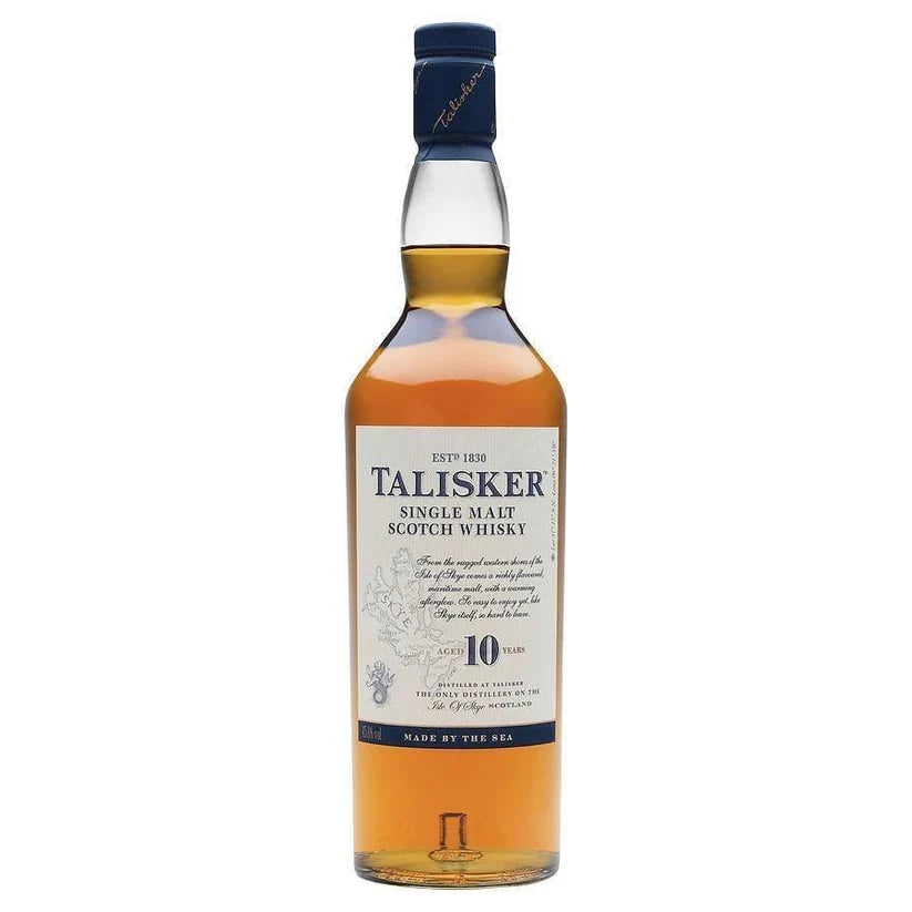 Talisker 10 Year Old Single Malt Scotch Whisky 700mL