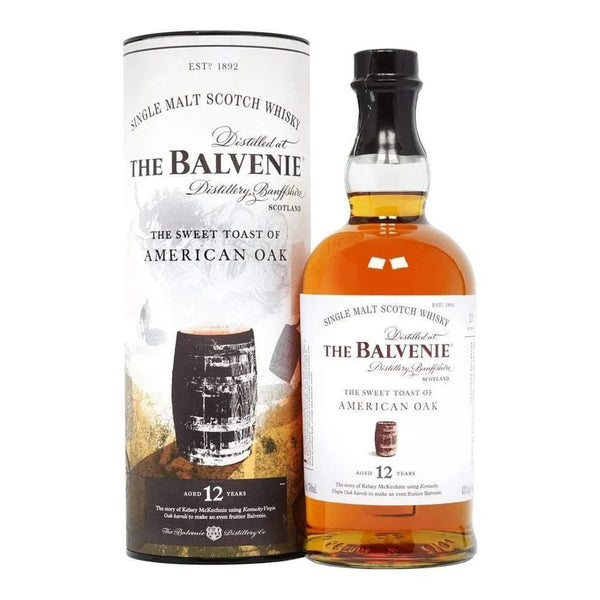 The Balvenie 12 Year Old American Oak Single Malt Scotch Whisky 700ml