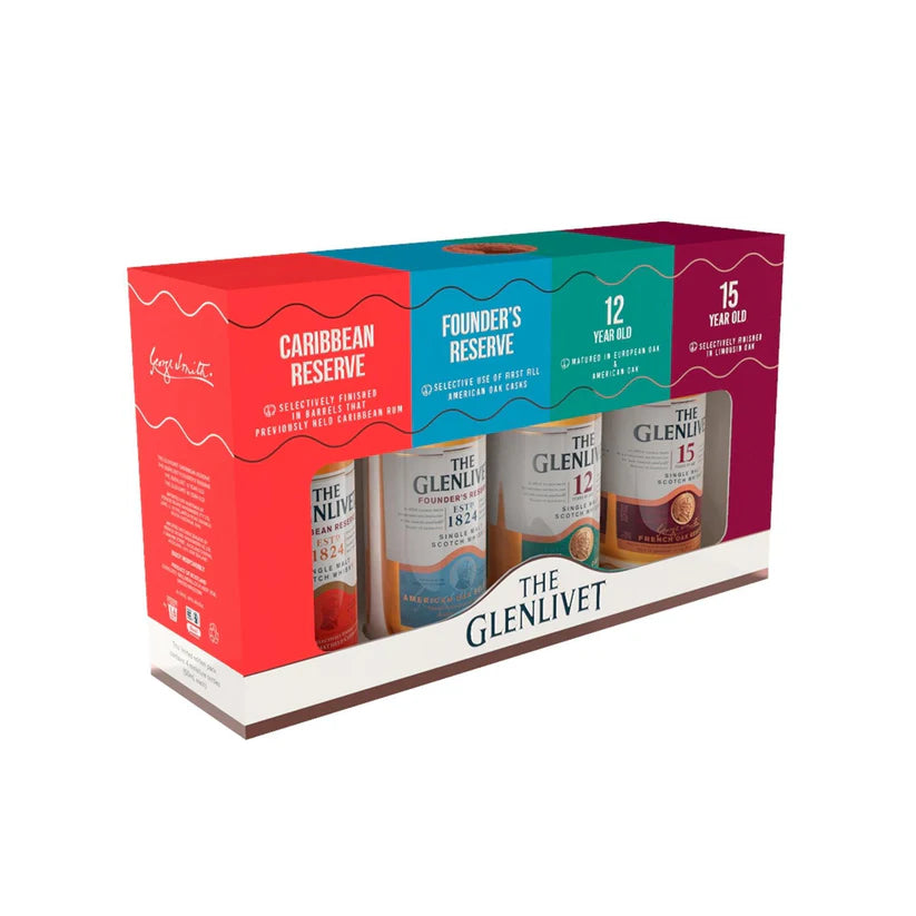 The Glenlivet Mini Tasting Pack 4 x 50mL