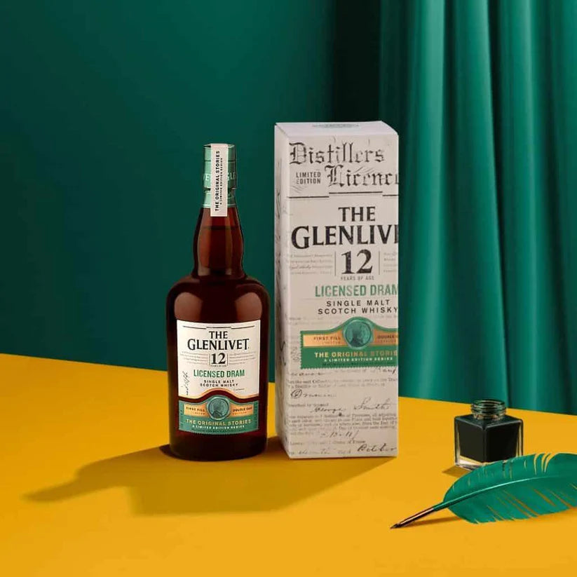 The Glenlivet The Licensed Dram 12 Year Old Single Malt Scotch Whisky