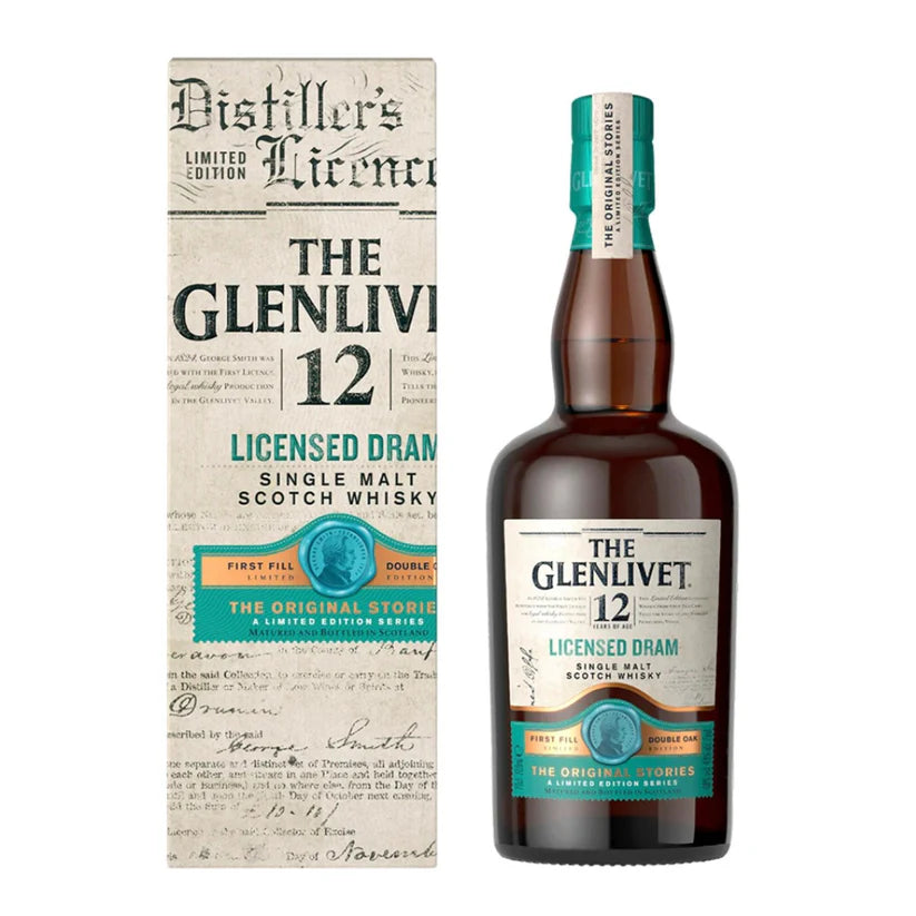 The Glenlivet The Licensed Dram 12 Year Old Single Malt Scotch Whisky