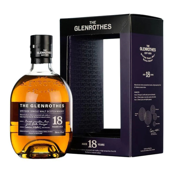 The Glenrothes 18 Year Old Single Malt Scotch Whisky 700mL