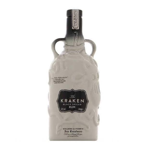 The Kraken Limited Edition White Ceramic Spiced Rum 700mL