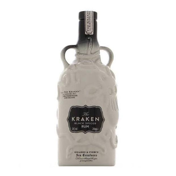 The Kraken Limited Edition White Ceramic Spiced Rum 700mL