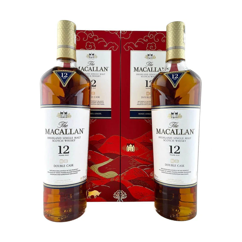 The Macallan 12 Year Old Double Cask Year Of The Ox 2021 – 2 X 700mL 40%