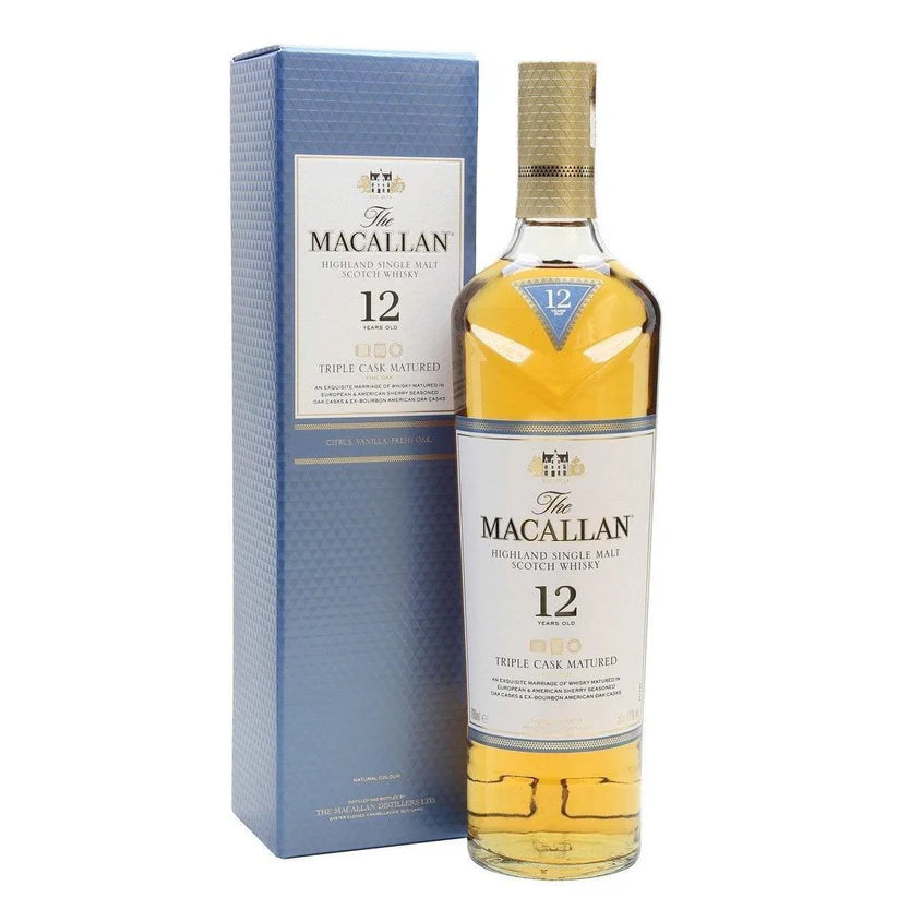 The Macallan 12 Year Old Triple Cask Matured Single Malt Scotch Whisky 700mL