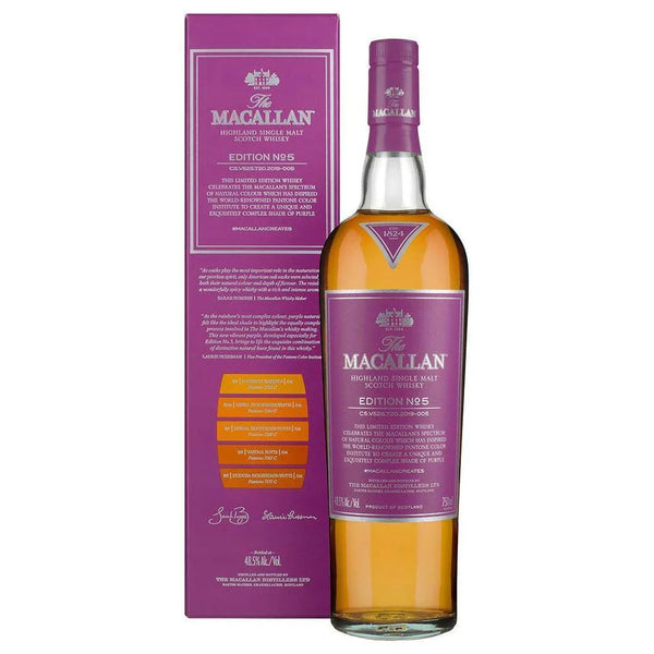 The Macallan Edition 5 Single Malt Scotch Whisky 700mL
