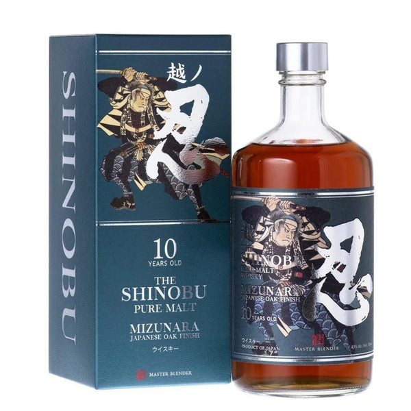 The Shinobu 10 Year Old Mizunara Oak Japanese Whisky 700mL