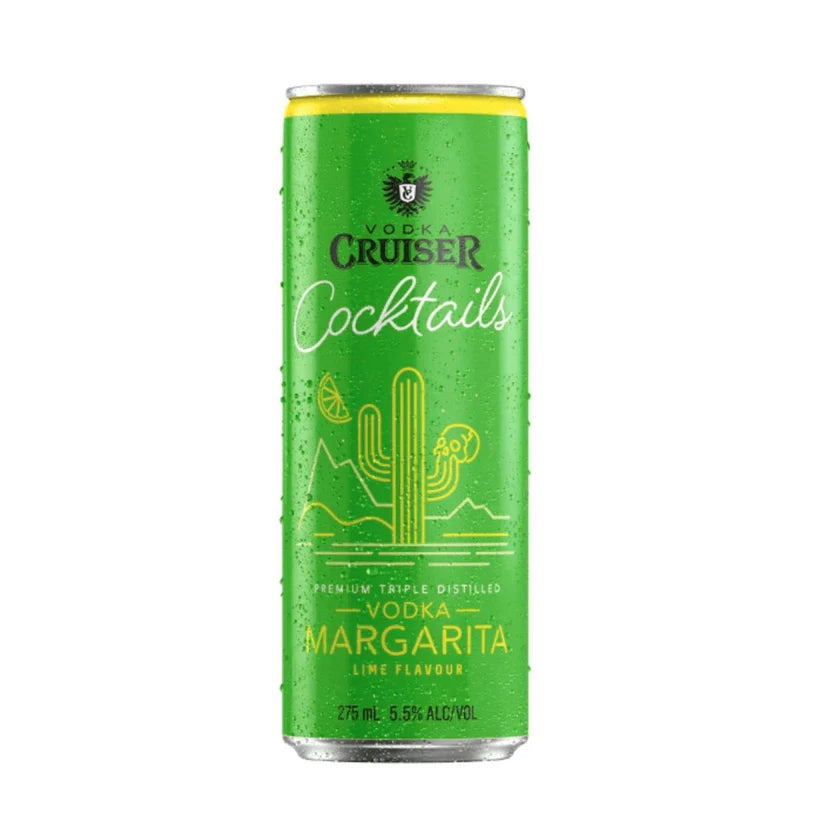 Vodka Cruiser Cocktails Lime Margarita 275ml