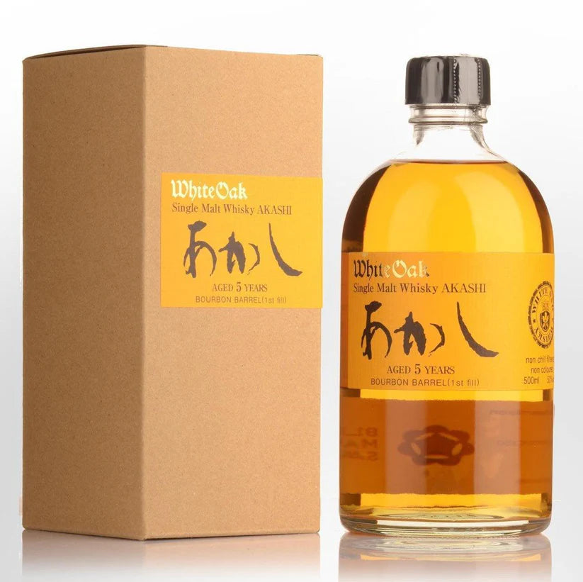White Oak Akashi Single Malt Bourbon Whisky 500ml