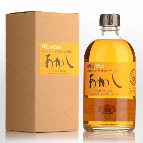White Oak Akashi Single Malt Bourbon Whisky 500ml