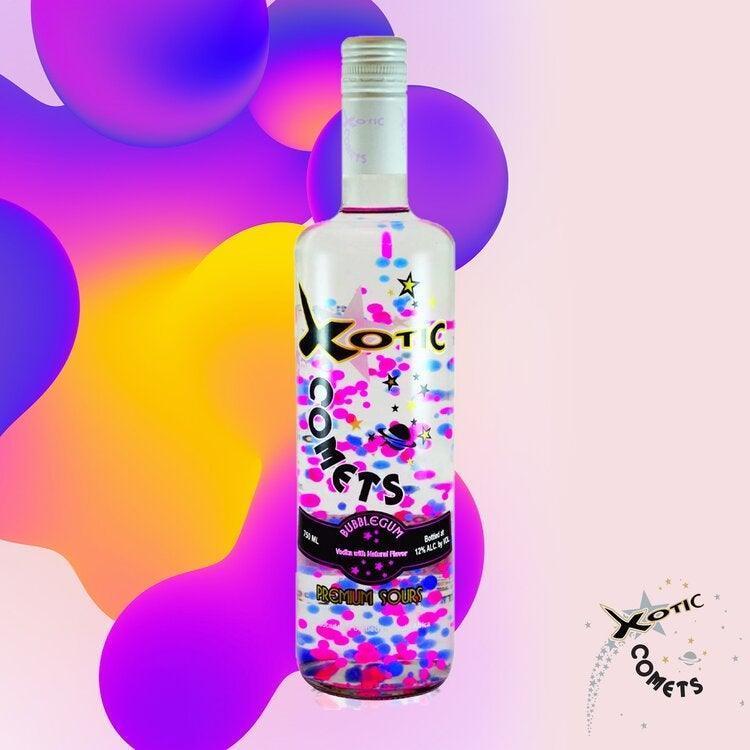 Xotic Comets BubbleGum 750mL